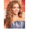 Beyonce Knowles Knock-out Long Curly Glueless Lace Front Human Hair Wig about 22 Inches