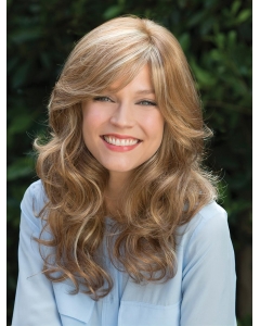 High Quality Long Curly Blonde With Bangs Perfect Wigs High Quality Long Curly Blonde With Bangs Perfect Wigs