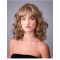 Curly Ombre/2 tone 14" With Bangs Capless Synthetic Long Hair Wigs