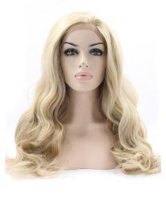 19" Curly Ombre/2 Tone Without Bangs Synthetic Lace Front Long Wigs 19" Curly Ombre/2 Tone Without Bangs Synthetic Lace Front Long Wigs