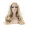 19" Curly Ombre/2 Tone Without Bangs Synthetic Lace Front Long Wigs
