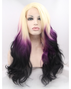 Synthetic Ombre/2 Tone 26" Curly Lace Front Without Bangs Long Wigs Synthetic Ombre/2 Tone 26" Curly Lace Front Without Bangs Long Wigs