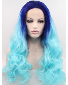 Synthetic Lace Front \Curly Ombre/2 Tone Layered Long Women Wigs Synthetic Lace Front \Curly Ombre/2 Tone Layered Long Women Wigs