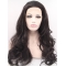 Synthetic Lace Front  Curly Black Without Bangs Long Women Wigs