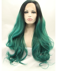 Beautiful Synthetic Curly Long Ombre/2 Tone Without Bangs  Lace Front Women Wigs Beautiful Synthetic Curly Long Ombre/2 Tone Without Bangs  Lace Front Women Wigs