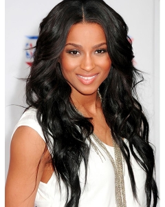 Black Curly Without Bangs Lace Front Long Human Hair Women Ciara Wigs Black Curly Without Bangs Lace Front Long Human Hair Women Ciara Wigs