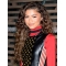 Lace Front Curly Long Without Bangs Synthetic Women Zendaya Wigs