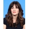 Capless Long Synthetic Curly Women Zooey Deschanel Wigs