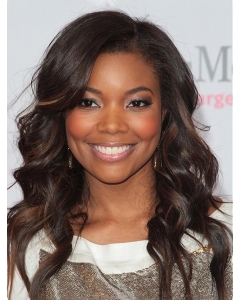Without Bangs Curly Long Ombre/2 Tone Lace Front Gabrielle Union Wigs Without Bangs Curly Long Ombre/2 Tone Lace Front Gabrielle Union Wigs