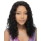 Suitable Black Curly Long Human Hair Full Lace Women Wigs