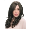 Amazing Black Curly Monofilament Remy Human Hair Long  Women Wigs