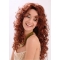 Gentle Auburn Curly Capless Long Synthetic Women Wigs
