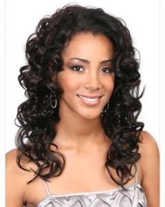 Shining Brown Curly Capless Long Human Hair Wigs & Half Women Wigs Shining Brown Curly Capless Long Human Hair Wigs & Half Women Wigs