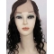 Perfect Black Curly Lace Front Long Human Hair U Part Women Wigs