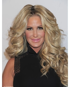 Incredible Blonde Curly Long Human Hari Kim Zolciak Women Wigs Incredible Blonde Curly Long Human Hari Kim Zolciak Women Wigs