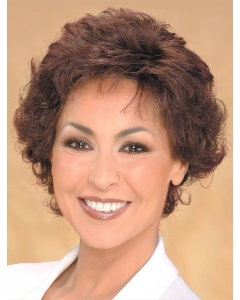 Short Curly Brown Sassy Classic Synthetic Wigs For Women Short Curly Brown Sassy Classic Synthetic Wigs For Women