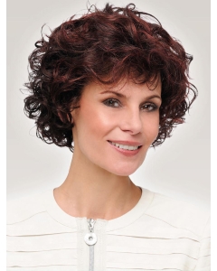 Auburn Curly Short Amazing Synthetic Monofilament Wigs Auburn Curly Short Amazing Synthetic Monofilament Wigs