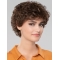 2021 Curly Brown Short 8" Gorgeous Classic Womens Wigs For Sale