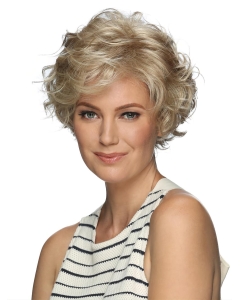 Layered Synthetic Hair Short Wavy 8 Inches Lace Front Wigs for Older Women Layered Synthetic Hair Short Wavy 8 Inches Lace Front Wigs for Older Women