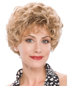 Popular Blonde Sexy Cheap Short Wavy capless Wig 8 Inches For Older Women Popular Blonde Sexy Cheap Short Wavy capless Wig 8 Inches For Older Women