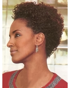 Preferential Auburn Curly Short African American Wigs For Black Women Preferential Auburn Curly Short African American Wigs For Black Women