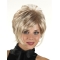 Blonde Short Layered Straight Synthetic with Bangs Capless Wigs With Bangs