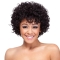 Auburn Natural Looking Classic Curly Short Synthetic Wigs For Women