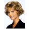 Comfortable Blonde Curly Short Classic Lace Front Wigs For Older Women