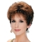 Women's Short Hairstyles for Fine Hair Pixie Cut Side Part curly Synthetic Hair Wigs