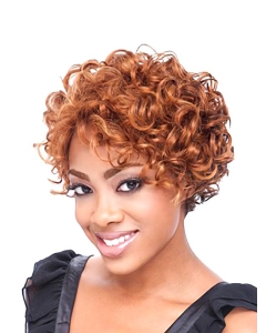 Stylish Auburn Boycuts Curly Short Heat Friendly Synthetic Lace Front Wigs For Women Stylish Auburn Boycuts Curly Short Heat Friendly Synthetic Lace Front Wigs For Women