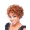 Stylish Auburn Boycuts Curly Short Heat Friendly Synthetic Lace Front Wigs For Women