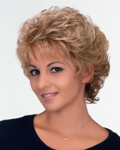Fascinating Fluffy Short Curly Blonde Synthetic Capless Hair Wigs 8Inches Fascinating Fluffy Short Curly Blonde Synthetic Capless Hair Wigs 8Inches