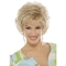 Custom Gorgeous Blonde Curly Short Heat Friendly Synthetic Capless Wigs