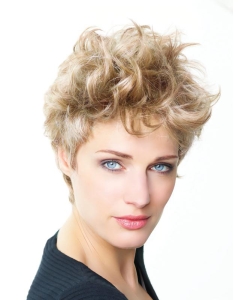 Perfect Blonde Short Curly Boycuts Popular Lace Front Synthetic Wigs Perfect Blonde Short Curly Boycuts Popular Lace Front Synthetic Wigs