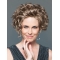 \Women Short Curly Hairstyles Natural Looking Synthetic Hair Wigs Rose 120% Density Lace Front  Wigs 8Inch