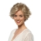 High Quality Curly Blonde Color Layered Popular Lace Front Synthetic Wigs For Women