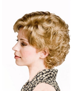 Hot Sale Short Curly Blonde Classic Fantastic Capless Synthetic Wigs 10inch Hot Sale Short Curly Blonde Classic Fantastic Capless Synthetic Wigs 10inch