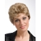 Good Short Curly Blonde Classic Synthetic Capless Wigs For Older Women