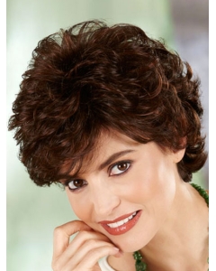 Preferential Natural Looking Auburn Curly Short Classic Heat Friendly Synthetic Wig Preferential Natural Looking Auburn Curly Short Classic Heat Friendly Synthetic Wig