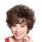 Women's Short Curly Bob Hairstyle Synthetic Hair Capless Wigs 8Inch With Bang