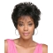 Glamorous Natural Looking Black Curly Short African American Wigs For Black Women