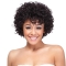 Fashionable Natural Looking Black Curly Short Synthetic Capless Wigs For Women 10inch
