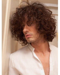 Best Auburn Curly Short Human Hair Wigs For Men Best Auburn Curly Short Human Hair Wigs For Men
