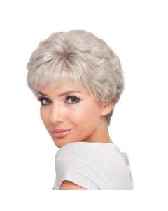 Natural Curly Synthetic Short Grey Wigs Natural Curly Synthetic Short Grey Wigs