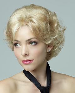 New Blonde Curly Short Petite Wigs New Blonde Curly Short Petite Wigs