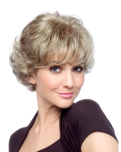 Blonde Curly Synthetic Top Short Wigs Blonde Curly Synthetic Top Short Wigs