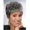 Great Curly Short Synthetic Grey Wigs
