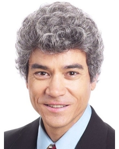 Refined White Curly Short Men Wigs Refined White Curly Short Men Wigs