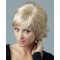 Blonde Curly Synthetic Style Short Wigs