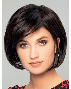 8" Short Straight Black Bobs New Hand Tied Wigs 8" Short Straight Black Bobs New Hand Tied Wigs